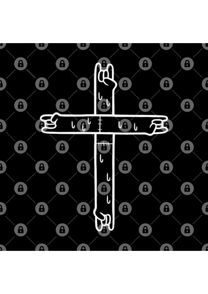 Rad Cross (White Line) Kupa Bardak
