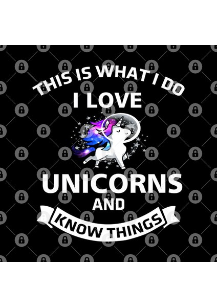 Unicorn Knowledge Magical Pony Rainbow Gift Kupa Bardak