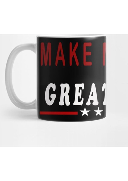 Mullet Time Make 80S Great Again Funny Redneck Gift Usa Flag Kupa Bardak