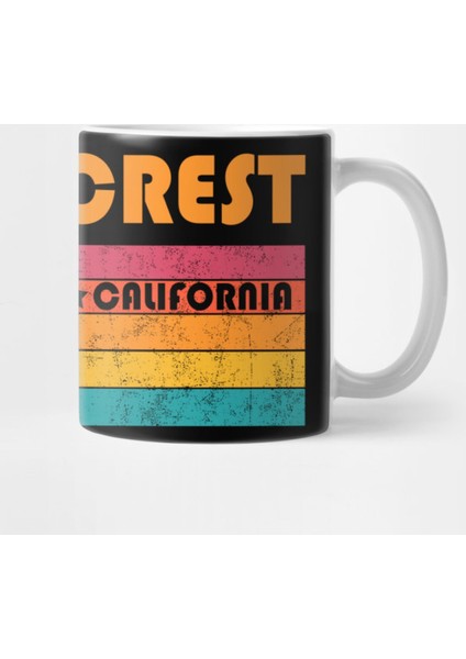 Ridgecrest California Vintage Distressed Souvenir Kupa Bardak