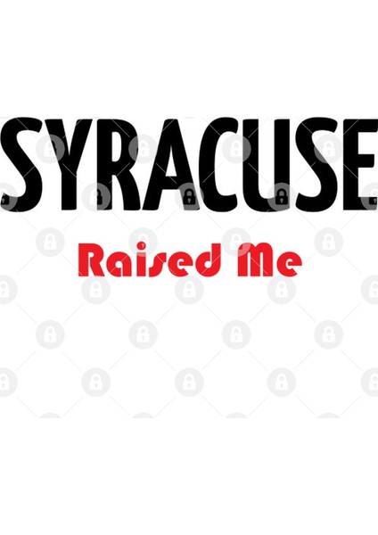 Syracuse Raised Me New York Kupa Bardak