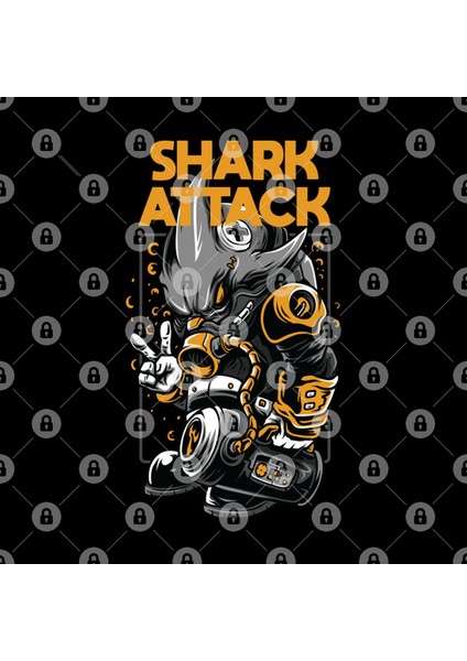 Shark Attack Kupa Bardak