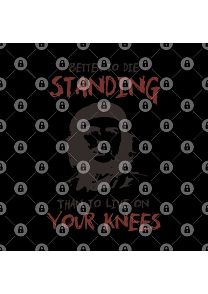 Che Guevara Better To Die Standing Quote Design Kupa Bardak
