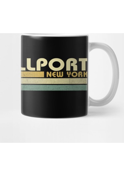 New York - Vintage 1980S Style Millport Ny Kupa Bardak