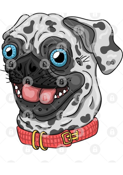 Goofy Pug Kupa Bardak