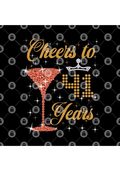Queen Princess Cheers To 41 Years Old Happy Birthday Kupa Bardak