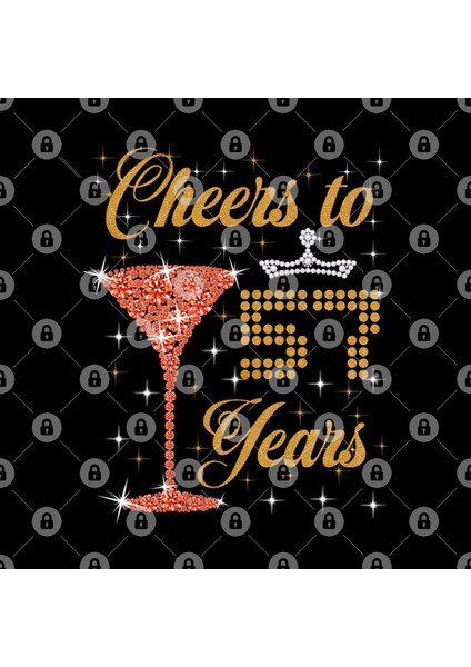 Queen Princess Cheers To 57 Years Old Happy Birthday Kupa Bardak