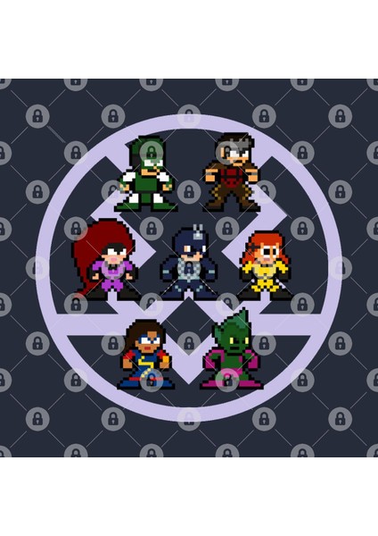 8-Bit Inhumans Kupa Bardak