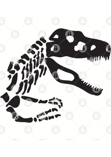 Terra Fossil Tyrannosaurus Dinosaur Kupa Bardak
