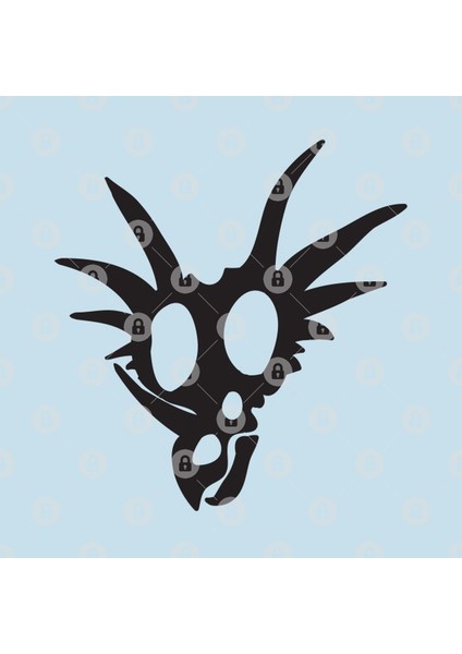 Terra Fossil Styracosaurus Head Kupa Bardak