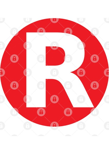 Letter R Big Red Dot Letters & Numbers Kupa Bardak