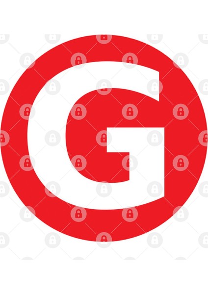 Letter G Big Red Dot Letters & Numbers Kupa Bardak