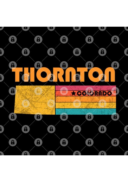Thornton Colorado Vintage Distressed Souvenir Kupa Bardak