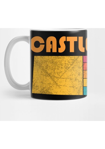 Castle Rock Colorado Vintage Distressed Souvenir Kupa Bardak