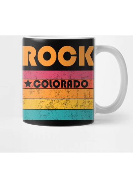 Castle Rock Colorado Vintage Distressed Souvenir Kupa Bardak
