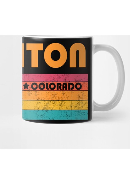 Brighton Colorado Vintage Distressed Souvenir Kupa Bardak