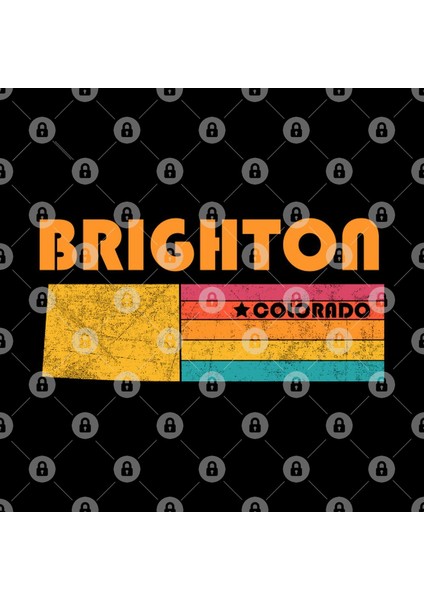 Brighton Colorado Vintage Distressed Souvenir Kupa Bardak