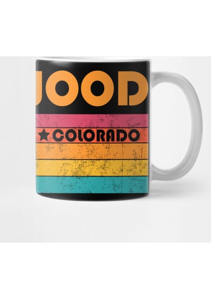 Englewood Colorado Vintage Distressed Souvenir Kupa Bardak