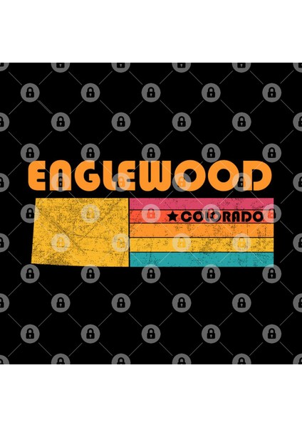 Englewood Colorado Vintage Distressed Souvenir Kupa Bardak