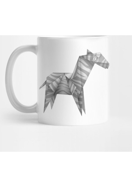 Image: Origami Zebra Kupa Bardak