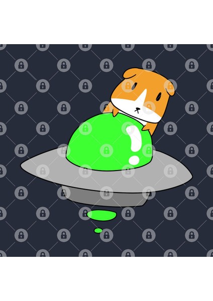 Ufo Guinea Pig Kupa Bardak