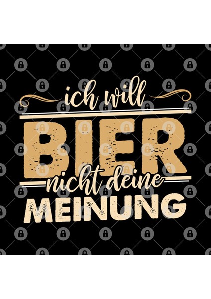 Ich Will Bier Nicht Deine Meinung Kupa Bardak