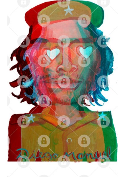 Che Guevara And Hearts 2B Kupa Bardak