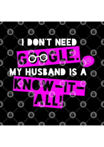 I Don'T Need G00Gle - My Husband İs A Know-İt-All! Kupa Bardak