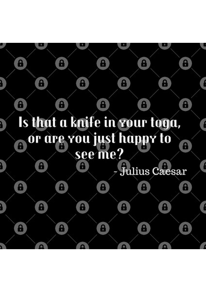 Julius Caesar - Is That A Knife In Your Toga? Kupa Bardak