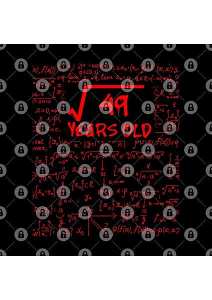 Square Root Of 49 7 Yrs Years Old 7Th Birthday Gift Kupa Bardak
