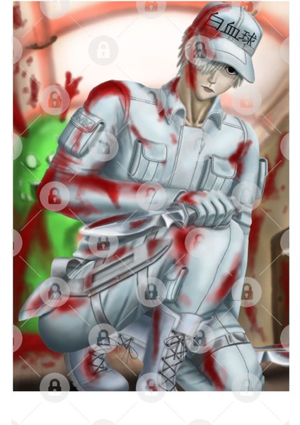 White Blood Cell (With Bloodstain) Kupa Bardak
