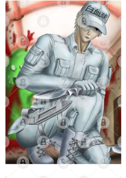White Blood Cell (Without Bloodstain) Kupa Bardak
