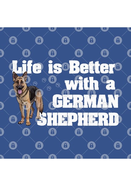 Life Is Better With A German Shepherd Kupa Bardak