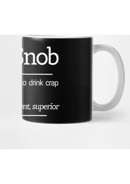 Funny Definition Craft Beer Ipa Ale Stout Beer Lover Snob Gift Kupa Bardak