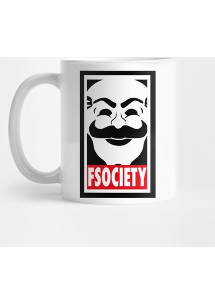 Obey Fsocıety Kupa Bardak