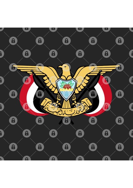 Emblem Of Yemen Kupa Bardak