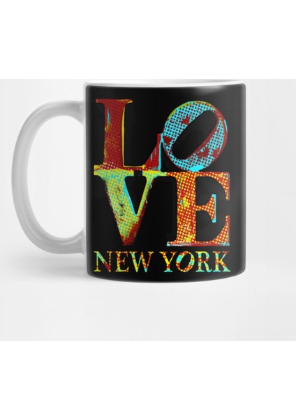 Pop Art Love Monument New York Kupa Bardak