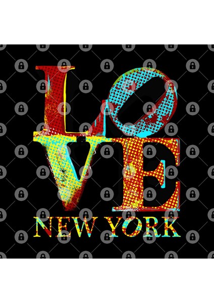 Pop Art Love Monument New York Kupa Bardak