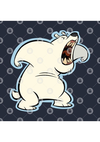 Polar Bear Roar Kupa Bardak