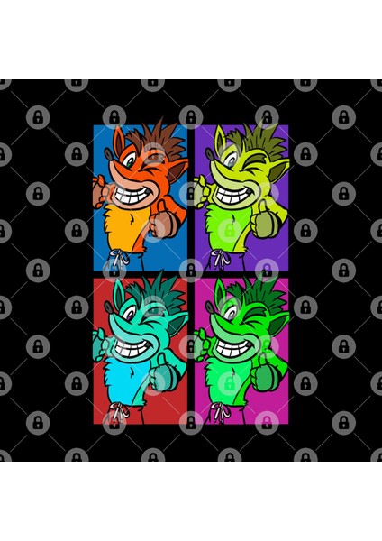 Crash Bandicoot Colors Kupa Bardak