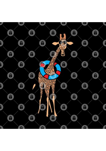 Summer Ready For Summer Giraffe Kupa Bardak