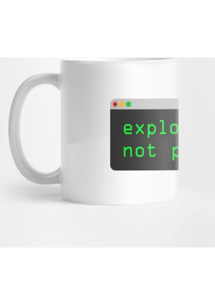 Exploit Code Not People Kupa Bardak