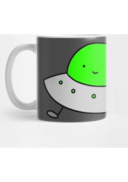 Cute Smiling Ufo Kupa Bardak