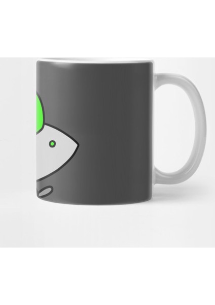 Cute Smiling Ufo Kupa Bardak