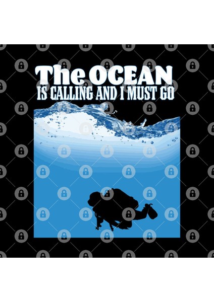 Scuba Diving - The Ocean Is Calling And I Must Go Kupa Bardak