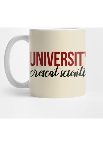 Crescat Scientia; Vita Excolatur - University Of Chicago Motto Kupa Bardak