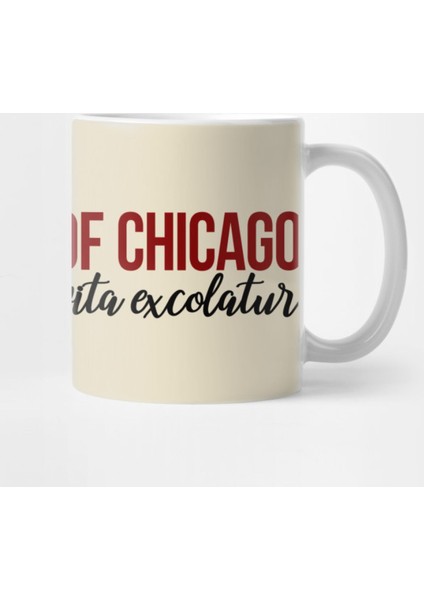 Crescat Scientia; Vita Excolatur - University Of Chicago Motto Kupa Bardak