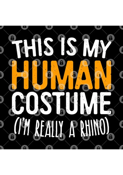 This Is My Human Costume I'M Really A Rhino Kupa Bardak