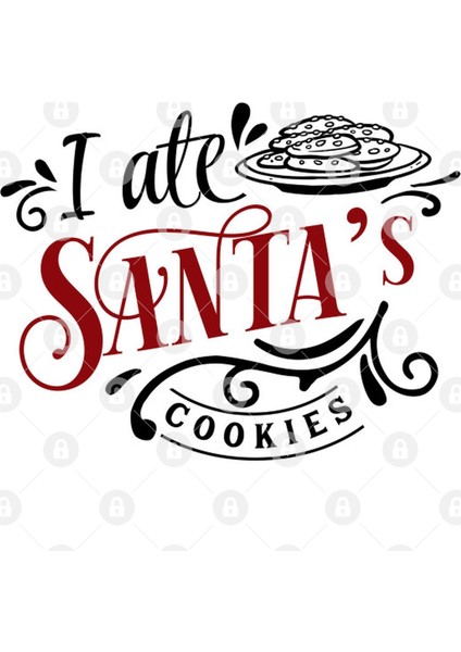 I Ate Santa'S Cookies Funny Christmas Kupa Bardak