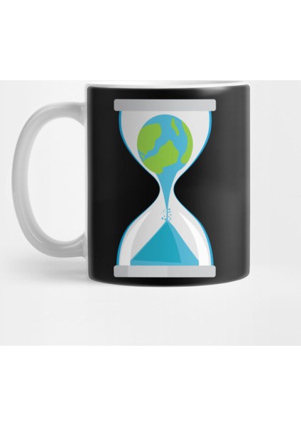 Earth Hour Glass Time İs Running Out Kupa Bardak